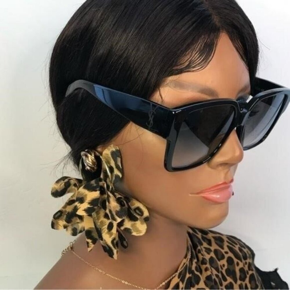 New  - 💯 Authentic Saint Laurent Black Grey Sunglasses SLM9